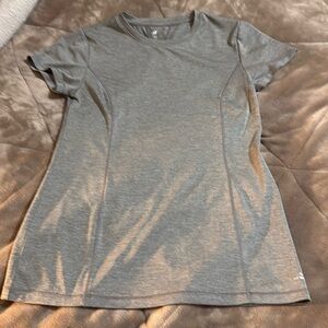 BCG Women’s Sign Relaxed Crew Jersey T-Shirt Grey Size XS